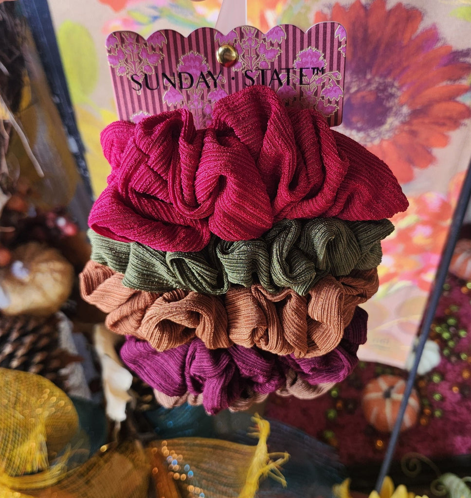 Solid Hair Scrunchies