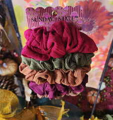 Solid Hair Scrunchies