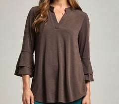 Solid Color Belled Lizzy Top